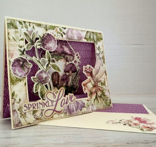 Graphic 45 Card Kit 2025 Fairy Boutique - Standing Frame Card Set