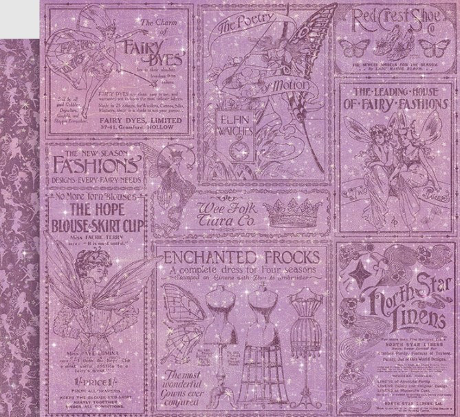 Graphic 45 8x8 Collection Pack- Fairy Boutique