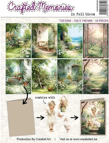 Creatief Art - A6 Paper Pad - In Full Bloom