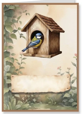 Creatief Art - Card Kit - My Happy Little Garden - 4 Pieces