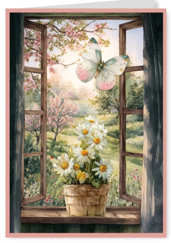 Creatief Art - Card Kit - In Full Bloom - 4 Pieces