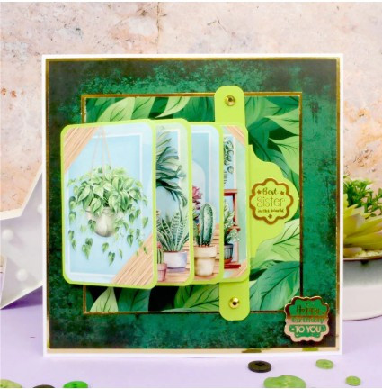 Hunkydory Crafts- Pocket Pad- Floral Waterfalls Speciality Pocket Pad