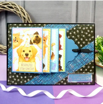 Hunkydory Crafts- Pocket Pad- Birthday Waterfalls Speciality Pocket Pad