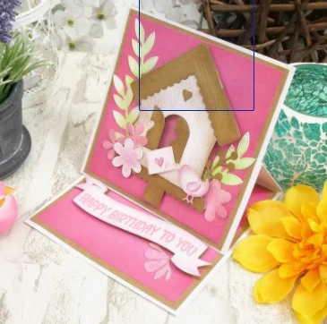 Hunkydory Crafts Moonstone Dies - Sweet & Stitched Birdhouse