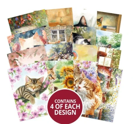 Hunkydory Crafts- Pocket Pad-Feline Fabulous Pocket Pad