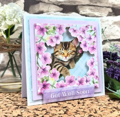 Hunkydory Crafts- Pocket Pad-Feline Fabulous Pocket Pad