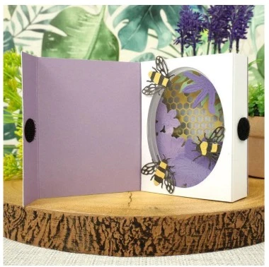 Hunkydory Crafts Moonstone Dies - Blossoming Bees