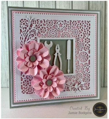 Jamie Rodgers Crafts - Cog Background Die Set