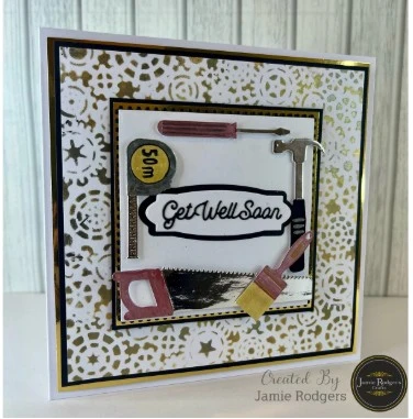 Jamie Rodgers Crafts - Cog Background Die Set