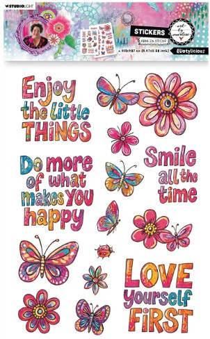 Studio Light ABM Stickers Quotylicious Art by Marlene 2 Sheets