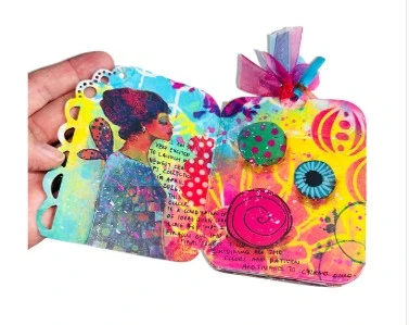 Studio Light ABM Mixed Paper Pad Golden Oldie Art by Marlene 70 Sheets