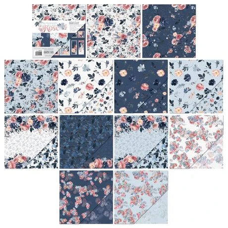 Tonic Studios Paper Pad Frosted Rose 8"X8"