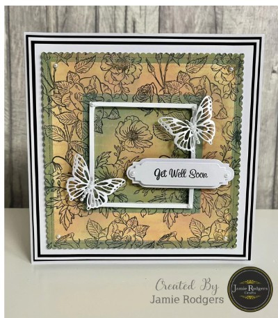 Jamie Rodgers Crafts - Square Frames Stencil Set