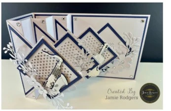 Jamie Rodgers Crafts Polka Dot Square Tile Die Set