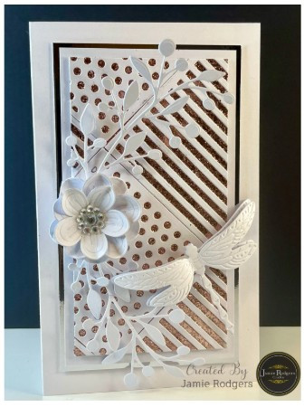 Jamie Rodgers Crafts Polka Dot Square Tile Die Set
