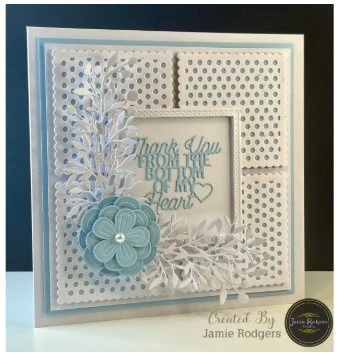 Jamie Rodgers Crafts Polka Dot Square Tile Die Set