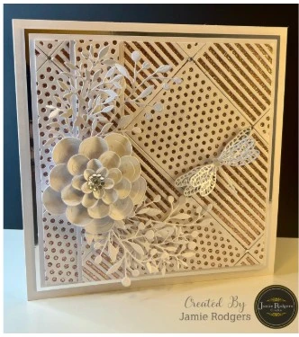 Jamie Rodgers Crafts Polka Dot Square Tile Die Set