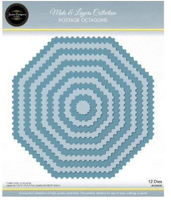 Jamie Rodgers Crafts Postage Octagons Die Set