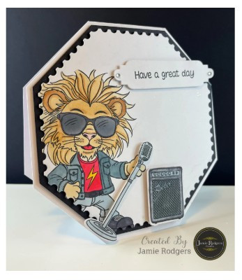 Jamie Rodgers Crafts Postage Octagons Die Set
