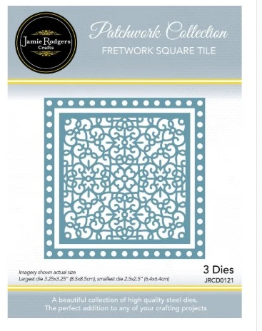 Jamie Rodgers Crafts Fretwork Square Tile Die Set