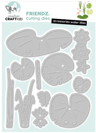 Studio Light - CCL Cutting Die Water Lilies Friendz 16 Pieces