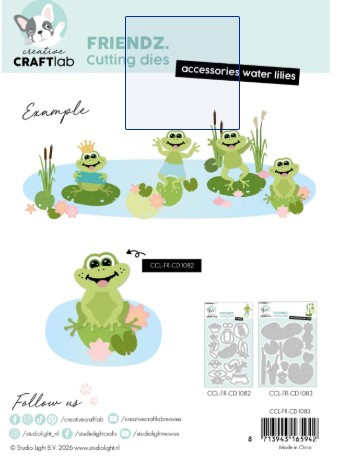 Studio Light - CCL Cutting Die Water Lilies Friendz 16 Pieces