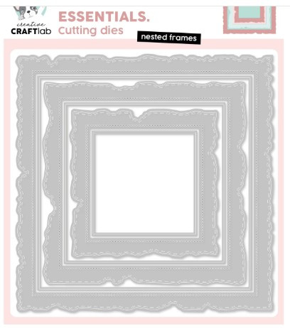 Studio Light - CCL Cutting Dies Nested Frames Essentials 6 Pieces