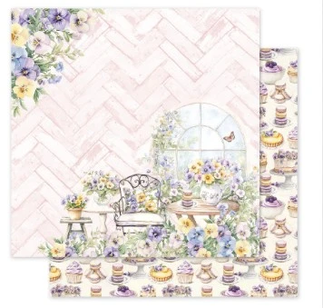 Paper Rose Petals & Pansies 12x12 Paper Collection 36370