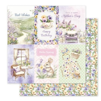 Paper Rose Petals & Pansies 6x6 Paper Collection 36367