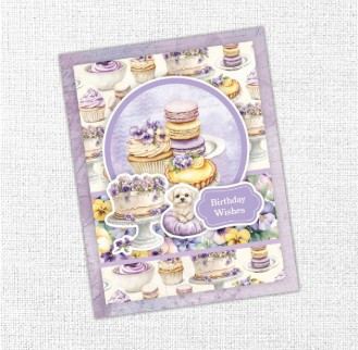 Paper Rose Petals & Pansies 6 x 8" Embossed Die Cuts 36391