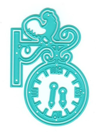 Die Nellie's Choice Vintasia Dies - Clock