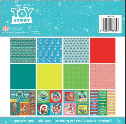 Disney Pixar 8x8 Card Making Pad- Toy Story Christmas
