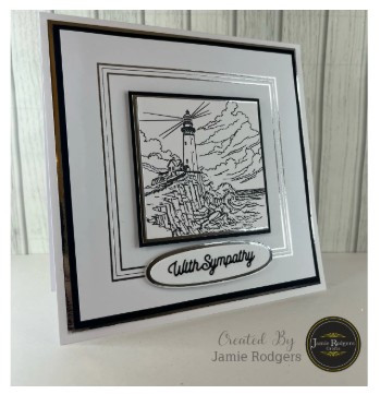 Jamie Rodgers Crafts Lighthouse A6 Clear Stamp Set