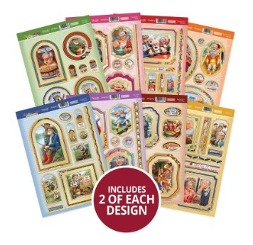 Hunkydory Crafts Golden Oldies Senior Moments Topper Set 16 sheets