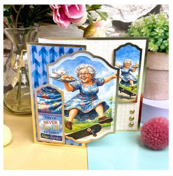 Hunkydory Crafts Golden Oldies - Senior Moments Topper Sheet - Life in Full Colour