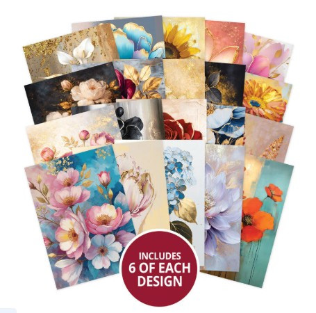 Hunkydory Crafts A6 The Little Book of Gilded Flowers