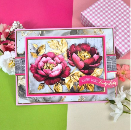 Hunkydory Crafts A6 The Little Book of Gilded Flowers