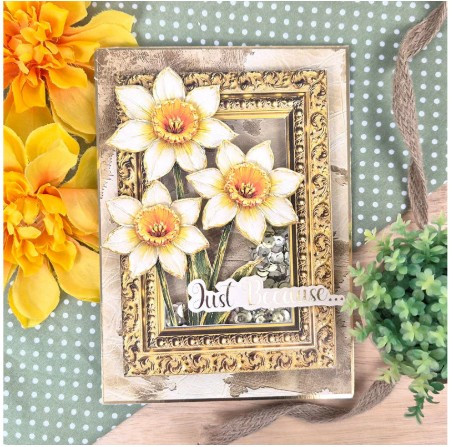 Hunkydory Crafts A6 The Little Book of Gilded Flowers