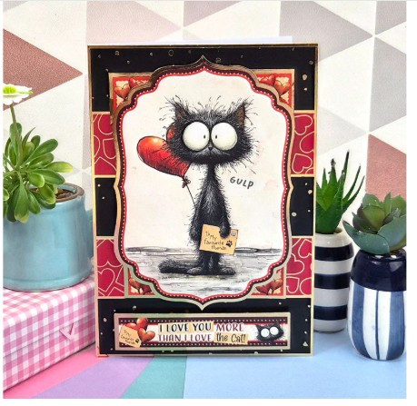 Hunkydory Crafts Whopper Topper Pad - Quirky Cats