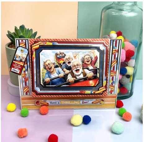 Hunkydory Crafts Golden Oldies - Senior Moments Topper Sheet - Growing Up is Optional!
