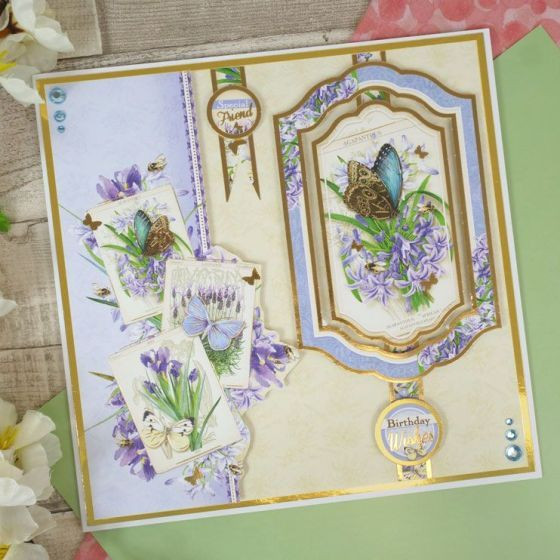 Hunkydory Crafts- Butterfly Botanica.- Luxury Topper Collection- BOTANICA101