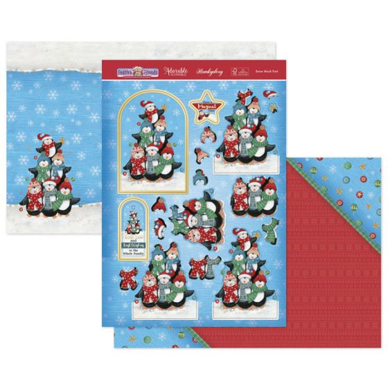 Hunkydory Crafts Festive Friends Luxury Topper Collection CUTE23-101