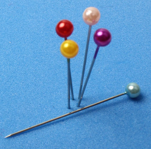 40 pcs - Pearlized Pins Perfect for Clearing the Tips of Needle Nose Glue Bottles NOT STAINLESS