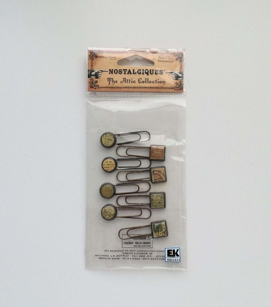 Nostalgiques Rebecca Sower Paper Clips Destinations The Attic Collection RSNA005