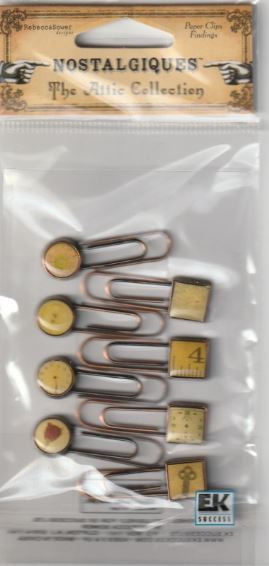 Nostalgiques Rebecca Sower Paper Clips Destinations The Attic Collection findings
