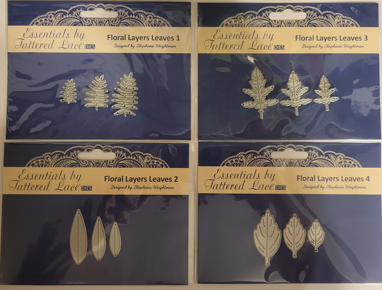 Tattered Lace Complete Floral Layers Cutting DIes and CD Collection