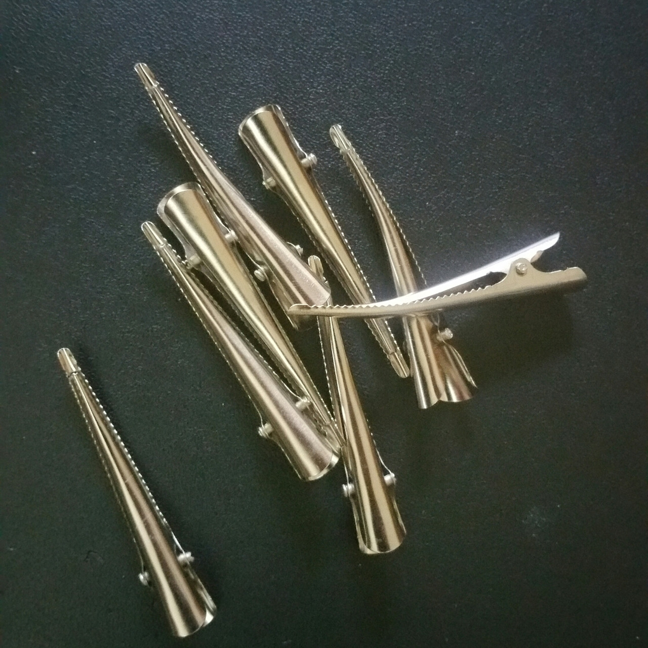 Hair Clips for Custom Hair Bows! 8 per pack - 55-mm clips with teeth