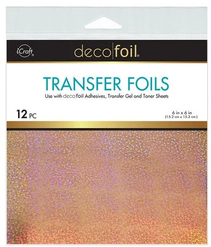 Deco Foil Sparkling Cider Transfer Foils 6x6 in 12 PC