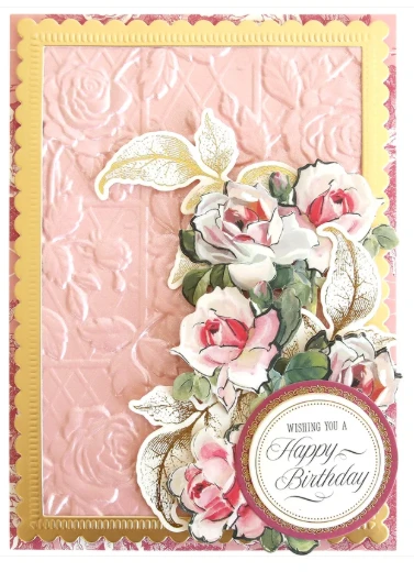 Anna Griffin Trellis and Pergola 3D Embossing Folders 4.25x6.25