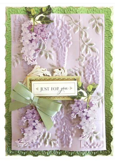 Anna Griffin Trellis and Pergola 3D Embossing Folders 4.25x6.25